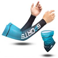 Sun UV Protection Long Gloves Hand Protector Cover Arm Sleeves Ice Silk Sunscreen Sleeves Outdoor Arm Cool Sport Cycling Sleeves