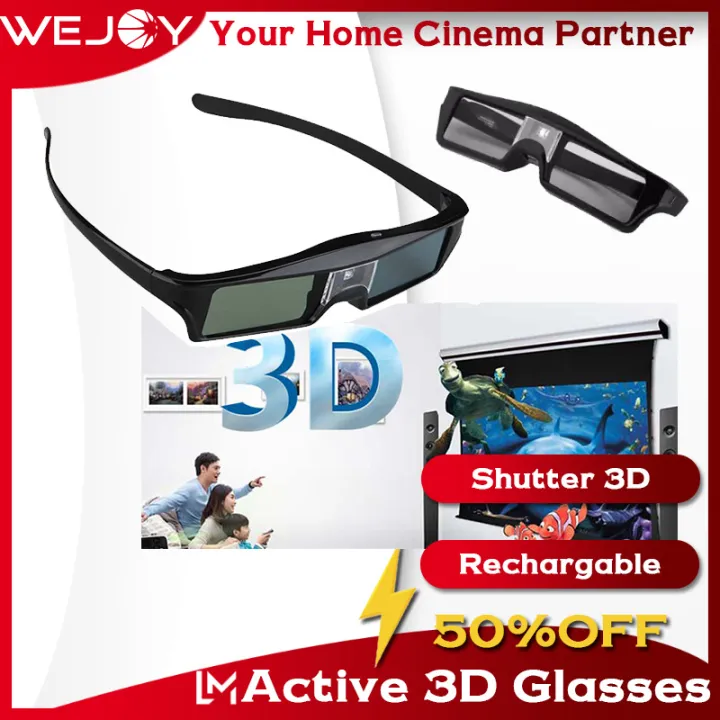 Active Shutter 3D Glasses For Projecotor KX60 3D Epson 3020 3020E 5020
