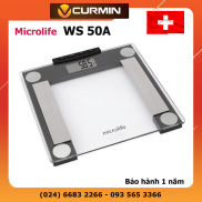 Cân Điện Tử Sức Khỏe Microlife WS 50A Mặt Kính Chịu Lực Tải Trọng 150Kg