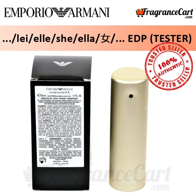 Emporio Armani Lei EDP for Women (50ml Tester) elle she ella 女 Eau de Parfum  Giorgio Gold [Brand New 100% Authentic Perfume/Fragrance] | Lazada Singapore