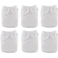 ALVABABY 6pcsset Cloth Diapers Baby Shells Reusable Baby Cloth Nappy Shells Without Insert