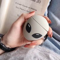 Alien Et ที่ครอบหูฟังบลูทูธไร้สายทำจากซิลิโคนนิ่มเรืองแสงใหญ่สำหรับ Apple กล่อง Airpods ป้องกันการตก