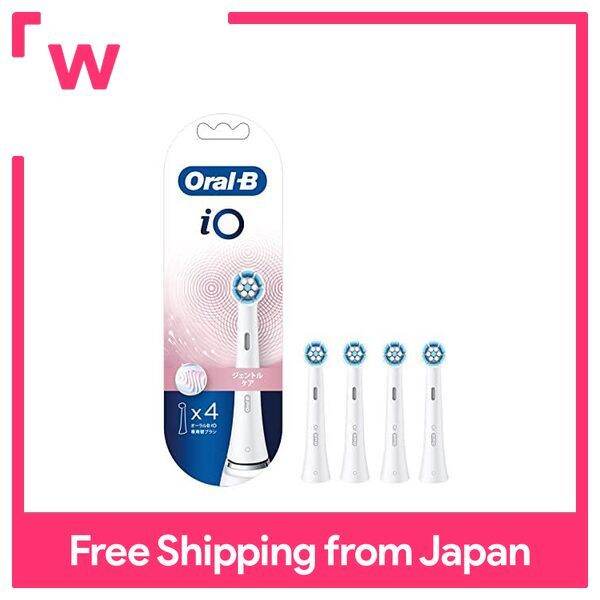 Braun Oral B iO Replacement Brush Gentle Care White 4 pieces iORBSW4EL