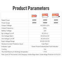 600วัตต์มินิรถอินเวอร์เตอร์ไซน์เวฟ AC220V ชาร์จแปลง200วัตต์400วัตต์50เฮิร์ตแหล่งจ่ายไฟอัตโนมัติเครื่องกำเนิดไฟฟ้าสถานีไฟฟ้า