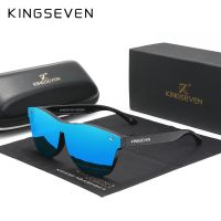 [แฟชั่น] ของแท้ KINGSEVEN ใหม่ยี่ห้อออกแบบผู้ชาย39; S แว่นตาแว่นกันแดด P Olarized ผู้หญิงแบบบูรณาการเลนส์แฟชั่นแว่นตา Oculos De Sol