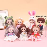 【YF】 17cm Doll with Clothes Shoes Movable Joints Princess Figure Gift Toys birthday present