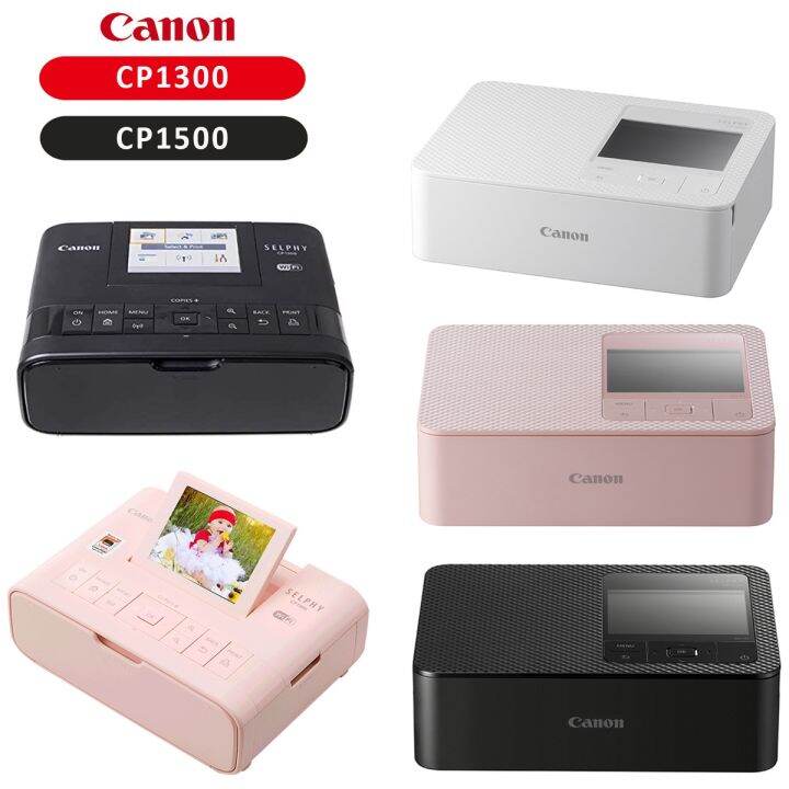 Canon SELPHY CP1300 CP1500 Compact Photo Printer Kit Wifi wireless for KP108IN RP108 KP36 KC