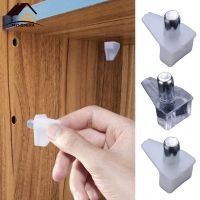 Myhomera 12Pcs Shelf Studs Pegs with Metal Pin Shelves Support Seperator Fixed Cabinet Cupboard Wooden Furniture Bracket Holder