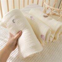 ผ้าห่มผ้าฝ้ายสำหรับเด็กสำหรับเด็กชายและเด็กหญิง Breathable &amp; Skin-Friendly Wrap Soft Cotton- Swaddle 110x11 0ซม.43x43-inch