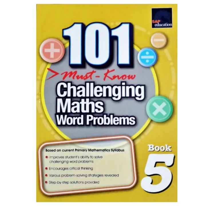 หนังสือ CCK ภาษาอังกฤษ 101 Challenging Maths Word Problems Must-Know ...