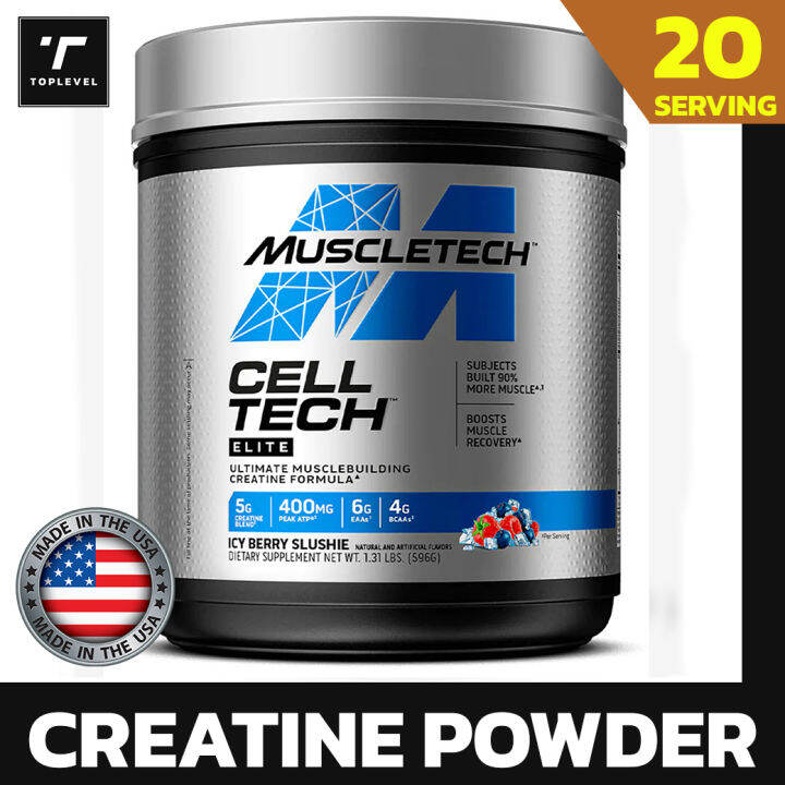 MuscleTech CellTech Elite Creatine Powder Creatine HCl + EAA + BCAA