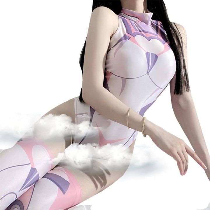 sexy-lingerie-women-sukumizu-cosplay-costume-tight-one-piece-swimsuit-uniform-temptation-arena-game-daisy