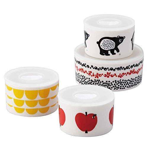 Finlayson hauska Canister (storage container range pack) 4piece set FIN50824 Lazada