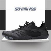 High Quality Light Mens Jogging Minimalist Shoes Man Summer Running Barefoot Shoes Beach Fitness Sports Sneakers Plus Size 47