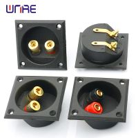 【CW】 Car Stereo Speaker Box Terminal Connector 2 Way Banana Jack and Plugs Subwoofer Plugs Speaker Box Terminal Binding Post