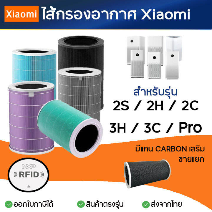 มี Rfid ไส้กรองอากาศ Xiaomi รุ่น Pro 2s 2c 2h 3c 3h กรองฝุ่น Pm2 5 เครื่องฟอกอากาศ