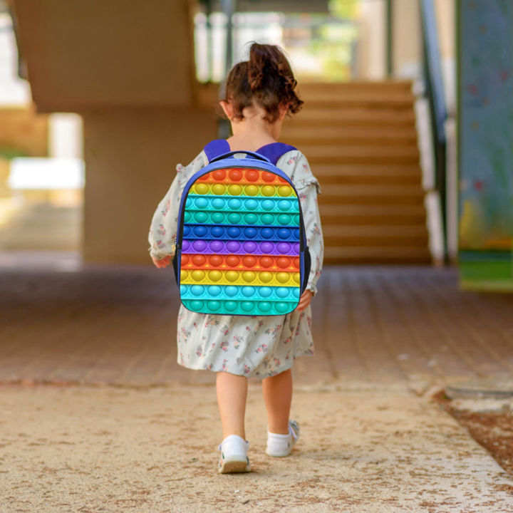 school-students-push-bubble-backpack-fashion-rainbow-color-3d-print-laptop-book-stress-relief-large-capacity-bags-for-teeneagers