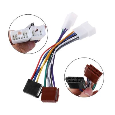 【hot】┇  ISO Car Radio Wiring Harness Plug Cable TOYOTA Lexus MR2 Cruiser RAV4 Solara Yaris Dec-31