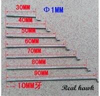 10ชิ้น D1.0mm แบบ Z พร้อมก้านอัดเกลียวลวดสแตนเลสก้านผลักดึงสำหรับดึงชิ้นส่วน Rc