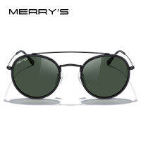 MERRYS DESIGN Classic R Double Bridge Round Polarized Sunglasses For Men Women Luxury nd Driving Sunglasses UV400 S8647