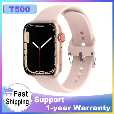 （A Decent035）2022 IWO13Watch T500 SportWatch 7ผู้หญิงผู้ชายใส่ภาพ BluetoothCallHeartRateIWO14 X8MAX W27