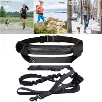 Dog Supplies Dog Traction Rope Free Hands Dog Leash With Waist Bag Pull Dog Running Retractable Elastic Belt Harnesses