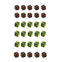 10X6 Side Dice Counters Positive 1 -1 Negative Gathering Table Game ตลก Dice Party Entertainment ของเล่นอุปกรณ์เสริม