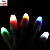 YANYAN 1 Pc ของขวัญตกแต่ง LED ของเล่นเรืองแสง ไฟเหนี่ยวนำ ไฟนิ้วมือ นิ้วกระพริบ Light Up Thumbs