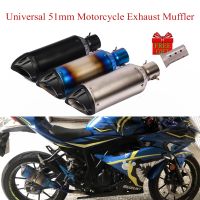 Universal Motorcycle 51Mm Exhaust Yoshimura Muffler GP Escape Moto Scooter With DB Killer For Er6N S1000RR Gsxs750 Z900 PXC125