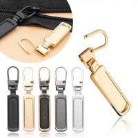 4/8PCS Detachable Zipper Pull Replacement Zipper Puller Lever Locks For Down Jacket Dress Luggage Metal Zipper Head Repair Kit