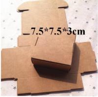 100pcs Cheap Kraft gift packaging cardboard paper box,small natural handmade soap kraft craft box,kraft carton paper box