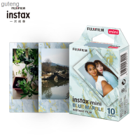 ฟิล์มฟูจิฟูจิฟิล์ม Instax Mini 11 9 8ขนาด10แผ่นฟิล์มขอบสีขาว Colour Fim ลายการ์ตูนสีรุ้งสำหรับ Instax กล้องขาวดำ Guteng