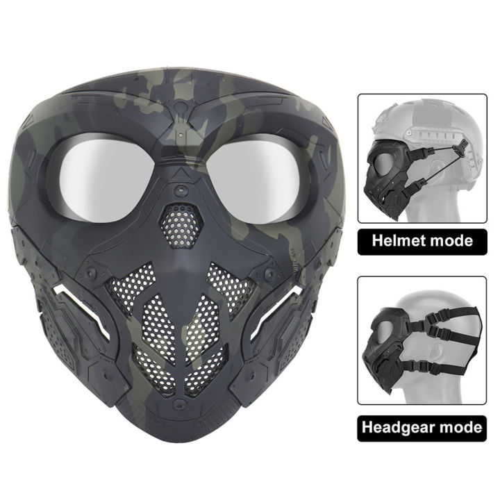 Military Tactical lurker Mask Full Face Protective Outdoor Airsoft ...