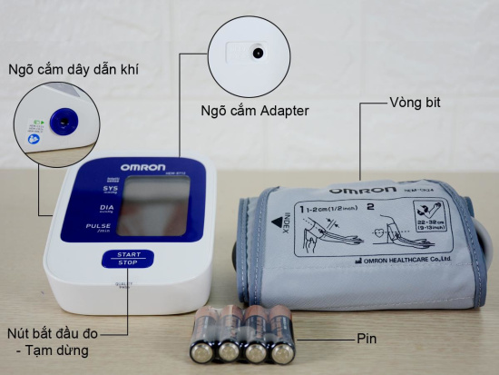 Máy đo huyết áp omron nhật bản chính hãng - ảnh sản phẩm 3