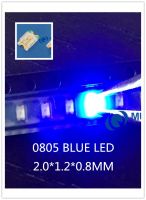 【In-demand】 kgcwmw 100ชิ้น0805 LED แบบ SMD ชิปไดโอดสีฟ้า (2012) 20mA SMT Beads โคมไฟ Sur ไดโอดเปล่งแสงส่วนประกอบอิเล็กทรอนิกส์อุปกรณ์ติด