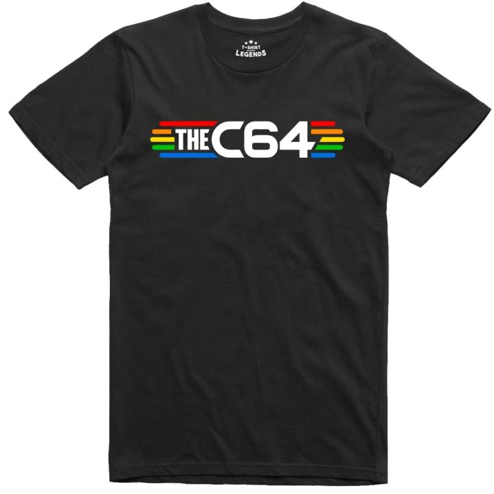 C64 T Shirt Retro Mens Vintage Computer Logo 8 Bit Gamer Tee | Lazada