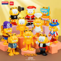 Balody Mini Blocks Magic Cartoon Garfield Cat Anime Figures Collection Building Toy DIY Bricks for Kids Present Girl Gift 18133