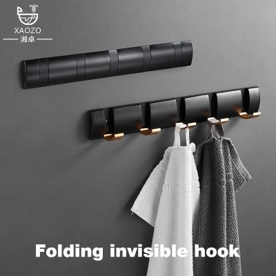 【YF】 On the Bathroom Wall  Behind Door Hanging Luxurious Clothes Hooks and Hidden Folds