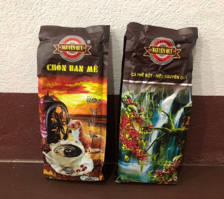 กาแฟ-กาแฟขี้ชะมด-กาแฟเวียดนาม-คั่วบด-มี3-รสให้เลือก-นำเข้าจากเวียดนาม-ขนาด-500-กรัม