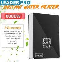 6KW Mini Instant Water Heater Home Use Quick Heaters 220V LCD Display Touch Temperature Control Constant Temperature