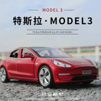 2021 Tesla MODEL 3 Alloy 1:32 Diecast Alloy Model Car Miniature Metal Vehicle Pull Back for Children Collected Gifts New Hot Toy