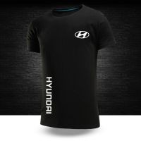 [S-5XL] GILDAN 【Fashion Creatative】เสื้อยืดแขนสั้น ผ้าฝ้าย 100% พิมพ์ลายโลโก้รถยนต์ Hyundai แฟชั่นฤดูร้อน สําหรับผู้ชาย  เสื้อยืดคุณภาพดี