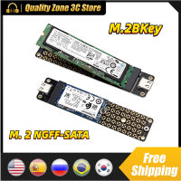 อะแดปเตอร์3.1 M.2 USB NVME M.2BKey ฮาร์ดไดรฟ์ชนิด C 10 Gbps M.2 NGFF ดิสก์แบบแข็ง SATA สำหรับ2230224222602280 SSD