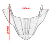 กระจกบังลมของประดับจักรยานยนต์ด้านหน้าที่เบนทางลมการไหลเวียนของอากาศสำหรับยามาฮ่า MT-09 MT09 FZ09 2017-2020
