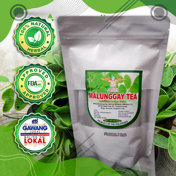 Malunggay Tea (Akita Herbal) 1gm X 25 Tea Bags | Lazada PH