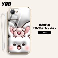 YBD ใหม่เคส3D วิสัยทัศน์สำหรับ OPPO Realme C30 C30S Narzo 50i Prime นายกเคสนิ่มลายการ์ตูนคู่น่ารักกรณีโทรศัพท์รูปแบบภาพเคลื่อนไหว