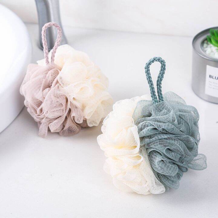 HaNi Soft Shower Mesh Foaming Sponge Body Scrub Exfoliating Back Brush ...