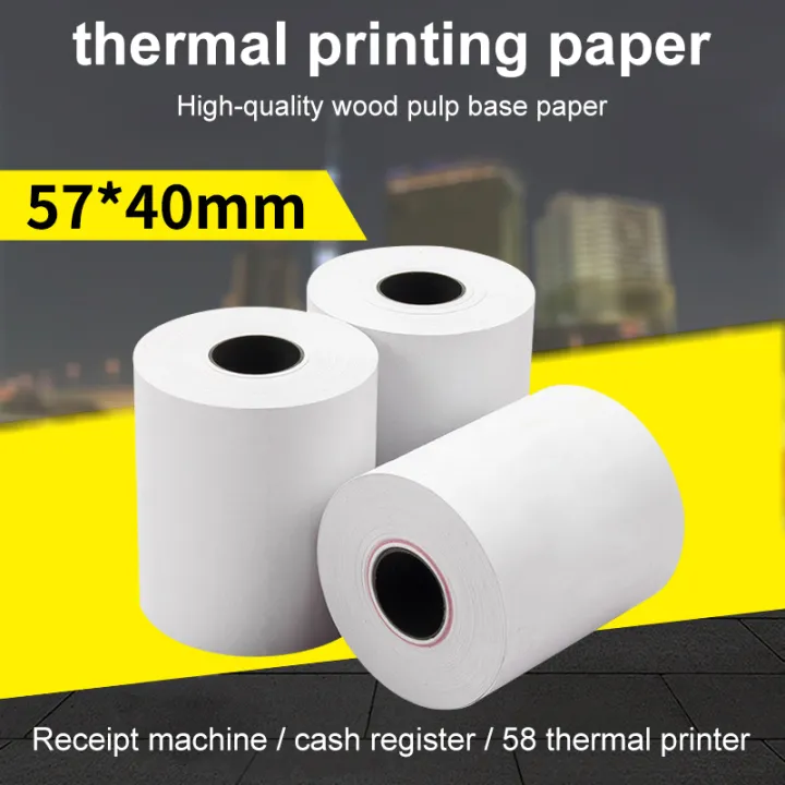 10 Roll Thermal Paper 57mm X 40mm Thermal Receipt Printer 