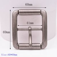 【CC】❉  Heavy Rectangular Antique Bar Pin Buckle 41mm 69X60MM