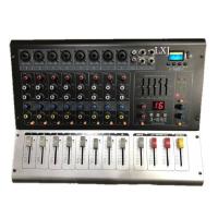 LXJ A-ONE GY-80BT มิกเซอร์ POWER MIXER ขยายเสียง USB Bluetooth เวทีระดับมืออาชีพเครื่องผสมสัญญาณเสียงในตัว Digital Effect Mixer Musicr กับ LED จอแสดงผล